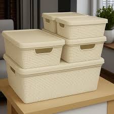 Kit de Cajas Organizadoras Apilables